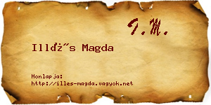 Illés Magda névjegykártya